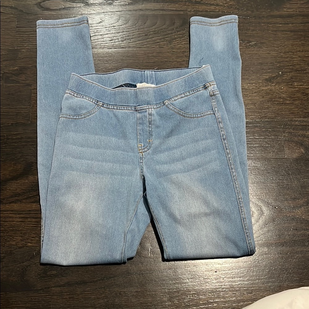 H&M Blue Jeggings Soft Denim Tapered Fit